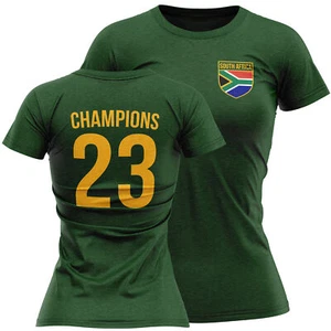 Südafrika Champions 23 T-Shirt Damen Shirt Rugby Sport Event Her rugga c... - Bild 1 von 6