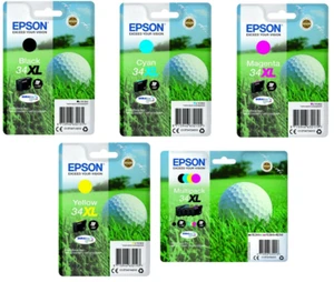 Original Epson Tinte 34XL Tintenpatrone Golfball WorkForce Pro - Bild 1 von 11
