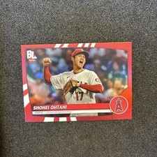 2023 Topps Big League #287 Shohei Ohtani Red Foil Super Rare SP Angels