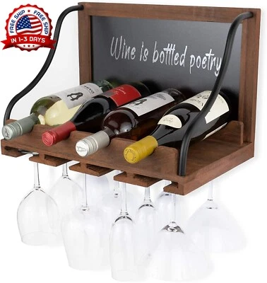 Porta copa y botellas de vino organizador para cocina botelleros soporte moderno Foto 1 de 4