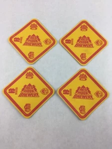 Lot of 4 Red Hook Brewery Seattle Washington Beer Bar Coasters - Picture 1 of 6