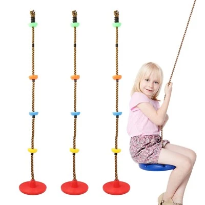 Kids Outdoor Climbing Rope Tree Swinging Climbing Rope Childrens Garden Activity - Image 1 of 4