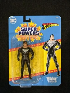 McFarlane DC Super Powers - Superman Regeneration (Black Suit) - Chase - NEW MOC - Picture 1 of 5