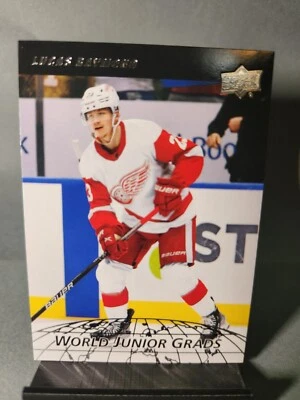 2022-2023 Upper Deck Series 2 Lucas Raymond World Junior Grads!! Red Wings #WG-9 - Image 1 of 3