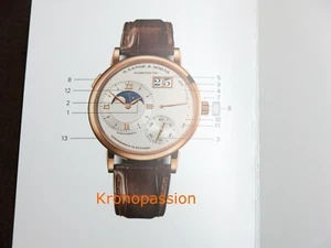 A. Lange & Sohne Instruction Booklet for Grand Lange 1 Moon phase OEM - Picture 1 of 11