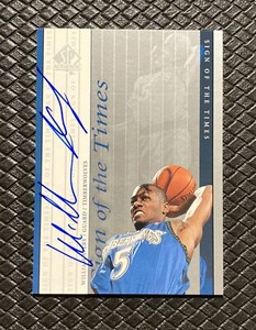 WILLIAM AVERY 2000-01 UD SP Authentic Sign Of The Times Auto Timberwolves