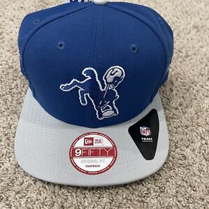 Baltimore Colts Hat Blue Retro New Era Indianapolis Colts Original Fit Snapback