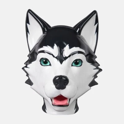 Furrjoi Silicone Husky Dog Hood Furry Fetish Realistic Pet Play Headwear Mask - Image 1 of 4