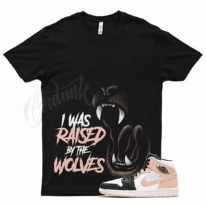 Camiseta Negra LOBOS para Air J1 1 Tinte Carmesí Rosa Ártico Naranja Dunk High - Imagen 1 de 3