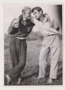 Two Affectionate Handsome Young Men Embrace Hug Closeness Couple Gay Int Photo - Picture 1 of 7