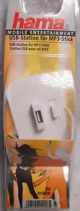 USB-STATION für MP3-STICKS Hama 14026 MP3 Player WEISS PC USB Dockingstation NEU - Bild 1 von 3