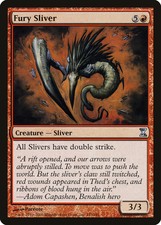 Fury Sliver Time Spiral PLD Red Uncommon MAGIC THE GATHERING CARD ABUGames