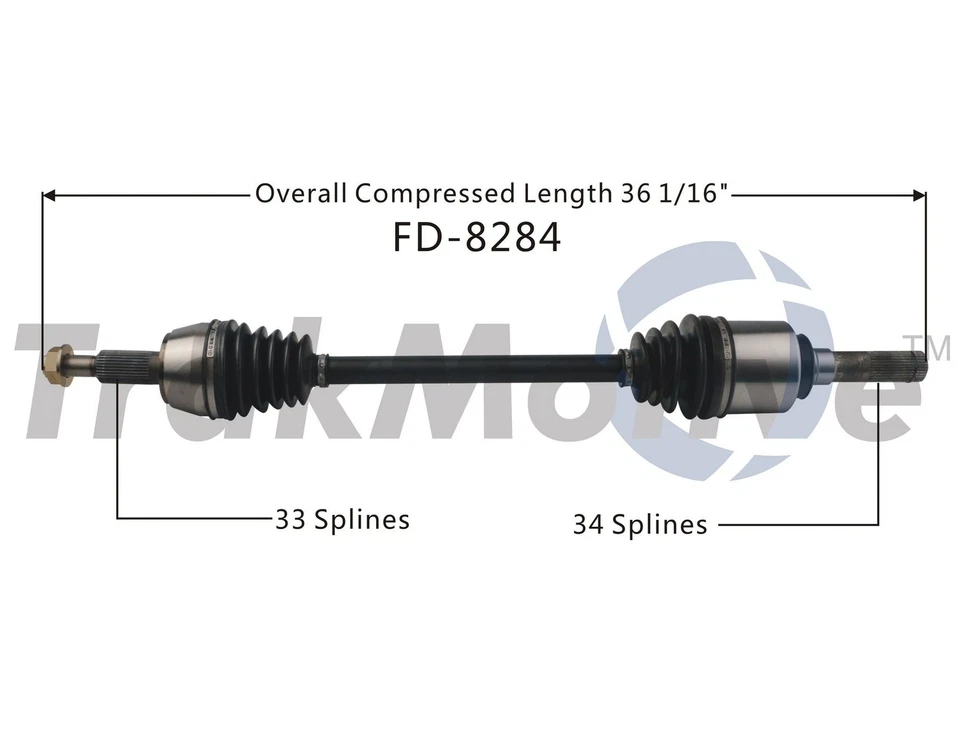 Eje trasero izquierdo SurTrack para Lincoln Navigator Ford Expedition 03-08 Foto 1 de 1