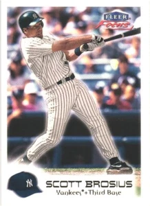2000 Fleer Focus #163 Scott Brosius New York Yankees Baseballkarte - Bild 1 von 2