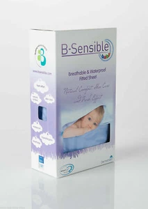BSensible Select Breathable Fitted Waterproof Crib Sheet Protector Purple New - Picture 1 of 6