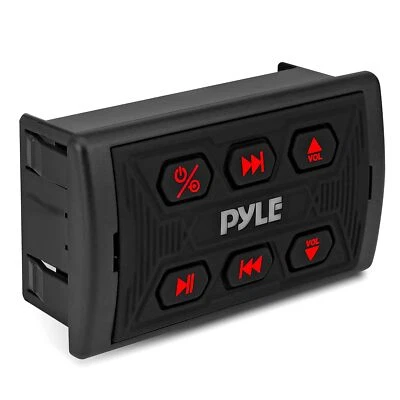 	Pyle PLMRBTSQ1 Bluetooth Car Radio Waterproof Marine Receiver USB & AUX	 - Image 1 of 4