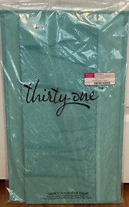 New Thirty One 31 Large Utility Tote Stand Tall Insert Turquoise Cross Pop