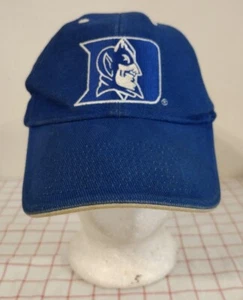 Gorra Duke University Blue Devils azul bordado firmas ajustable NCAA - Imagen 1 de 6