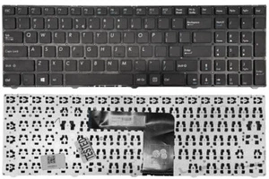 US KEYBOARD MEDION AKOYA P6659 E6422 E6421 E6412 ERAZER P6661 D15S QWERTY - Picture 1 of 3