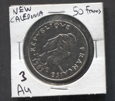 New Caledonie- 50 Francs- AU - Image 1 of 2
