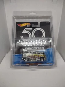 Hot Wheels Premium 50 Favorites Volkswagen T1 Drag Bus 6/10 HTF W/ Protector - Picture 1 of 15
