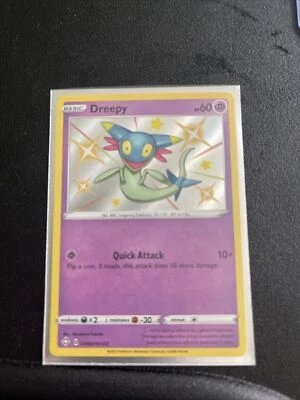 Pokémon TCG Dreepy Shining Fates SV060/SV122 Holo Shiny Holo Rare - Image 1 of 2