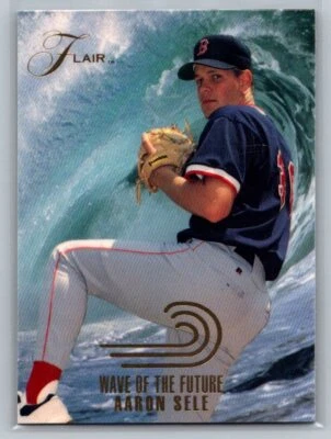 1993 Flair #16 Aaron Sele Wave of the Future - Image 1 of 2