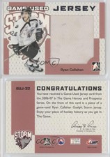 2006-07 ITG Heroes and Prospects Game-Used Jersey Ryan Callahan #GUJ-32