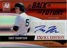 2011 Donruss Elite Extra Edition Back to the Future Sigs #18 Tony Thompson/420