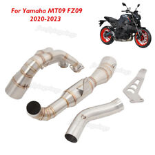 For Yamaha MT09 FZ09 2020-2023 Full System Exhaust Header Link Pipe Slip-on 51mm