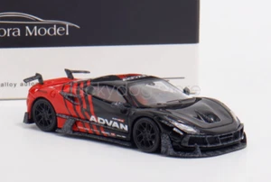 Aurora 1:64 Black Advan F8xx Tributo Mansory Sport Model Diecast Metal Car - Picture 1 of 6