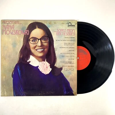 Presenting Nana Mouskouri Songs From Her TV Series 1973 LP Canada Import Fontana - Image 1 of 4