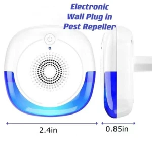 6pk Ultrasonic Pest Repeller Electronic Repellent Home Bug Mosquito Mice Control - Picture 1 of 12