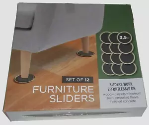 DESLIZADORES PARA MUEBLES ~ JUEGO DE 12 ~ 3,5" - Imagen 1 de 1