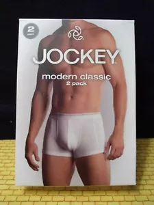Men's Jockey Modern Classic 2 pack Short Trunk White XL - Picture 1 of 2