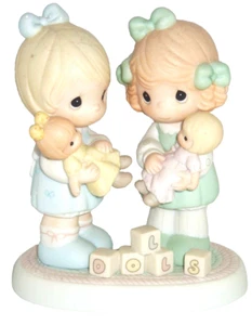 Figura Bloque Bebé Preciosous Moments Best Friends Niñas Retiradas De Colección - Imagen 1 de 2