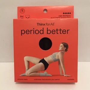 Thinx For All Period Better Super Saugfähigkeit Slip Größe L - Bild 1 von 6