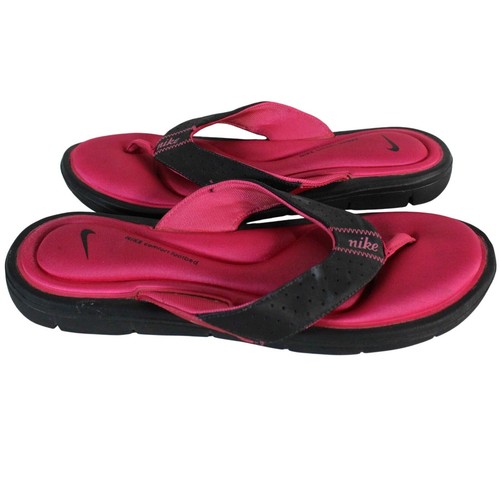 Sandali infradito Nike comfort plantare rosa nero infradito donna taglia 11