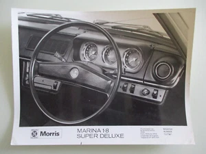 Morris Marina 1.8 Super Deluxe Original Werkfoto Pressefoto Photo Foto - Picture 1 of 2