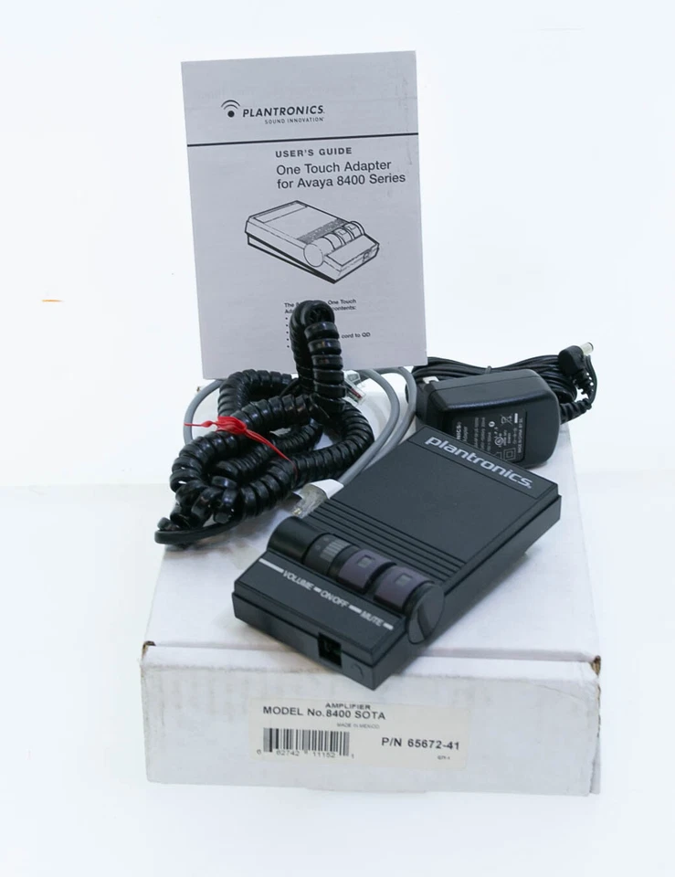 Adaptador One Touch Avaya 8400 SOTA para Auriculares Serie HW a Teléfonos 8400 65672-41 Foto 1 de 1