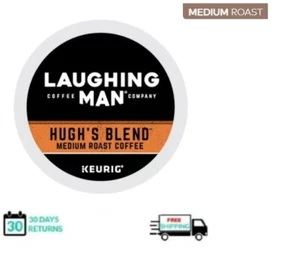 🆕☕ Laughing Man Hugh's Blend café tostado medio Keurig K-cups - Imagen 1 de 1
