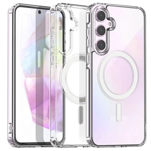 Funda Magnética Transparente Antigolpes Delgada Trasera Para Samsung Galaxy A35 5G MagSafe - Imagen 1 de 10