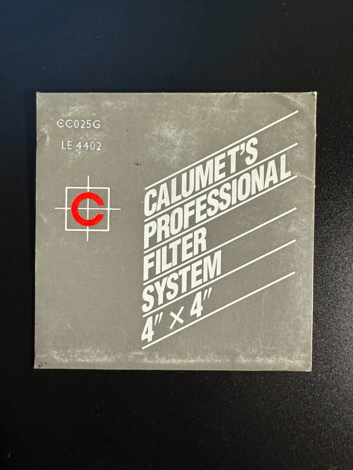 Calumet 4"x4" Professional Photography filter (CC25G) - Image 1 of 1