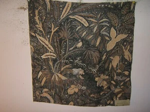 Beacon Hill, Lioness, Lion with Birds,  Remnant for Crafts, Color Walnut - Picture 1 of 2