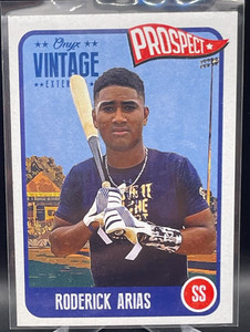 2020 Onyx Vintage Extended RODERICK ARIAS  - New York Yankees