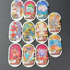 Lote de 11 etiquetas Pokemon Mezastar Super Tag Series Takara Japón Arcade Enviado a EE. UU. - Imagen 1 de 9