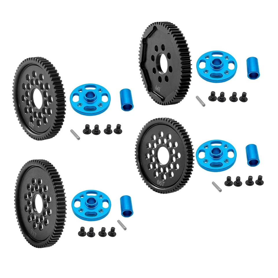 Metall RC Zahnräder RC High Speed Getriebe Set Ersatzteile RC Ersatz für TT02 - Bild 1 von 1