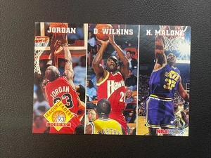 1993-94 NBA Hoops - Michael Jordan, Karl Malone, Dominique Wilkins #283 - Picture 1 of 2