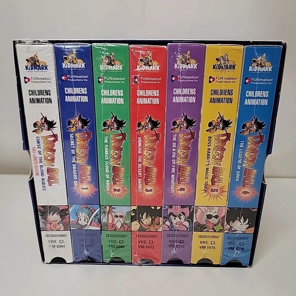 Dragon Ball The Saga of Goku Complete VHS Set - Rare- READ!  - Image 1 of 4