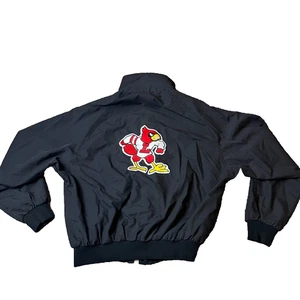 Chaqueta Swingster De Colección Universidad de Louisville Talla GRANDE Hecha en EE. UU. Negra LEER - Imagen 1 de 12